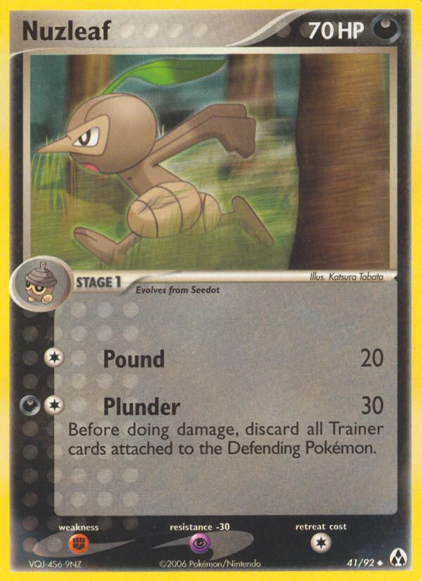 Pokemon | Nuzleaf (41/92) [EX: Legend Maker] | The Nerd Merchant