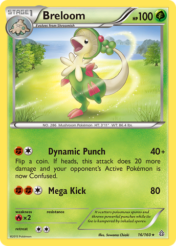 Pokemon | Breloom (16/160) [XY: Primal Clash] | The Nerd Merchant