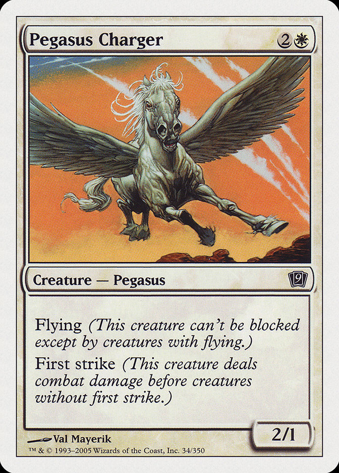 Magic | Pegasus Charger [Ninth Edition] | The Nerd Merchant