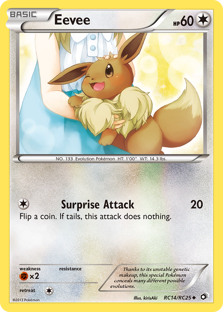Pokemon | Eevee (RC14/RC25) [Black & White: Legendary Treasures] | The Nerd Merchant