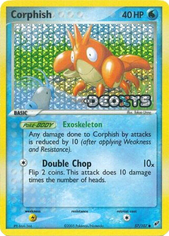 Pokemon | Corphish (57/107) (Stamped) [EX: Deoxys] | The Nerd Merchant