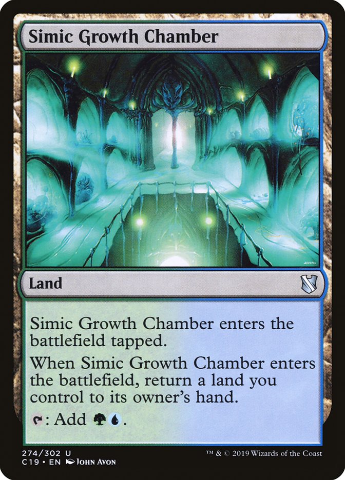 Magic | Simic Growth Chamber [Commander 2019] | The Nerd Merchant