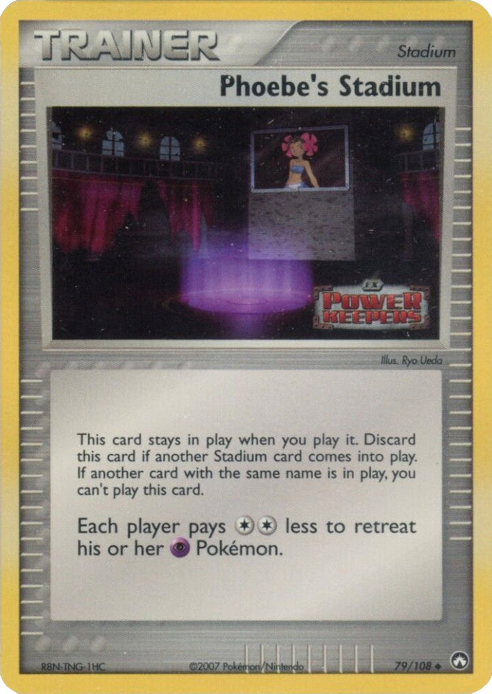 Pokemon | Phoebe's Stadium (79/108) (Stamped) [EX: Power Keepers] | The Nerd Merchant