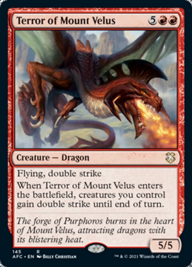 Magic | Terror of Mount Velus [Dungeons & Dragons: Adventures in the Forgotten Realms Commander] | The Nerd Merchant