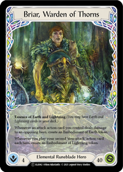 Flesh and Blood TCG | Briar, Warden of Thorns // Titan's Fist [U-ELE062] (Tales of Aria Unlimited)  Unlimited Normal | The Nerd Merchant