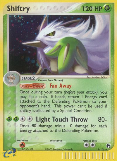 Pokemon | Shiftry (12/100) [EX: Sandstorm] | The Nerd Merchant