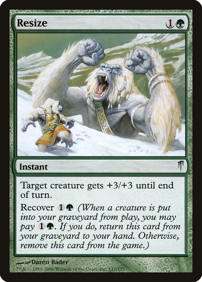 Magic | Resize [Coldsnap] | The Nerd Merchant