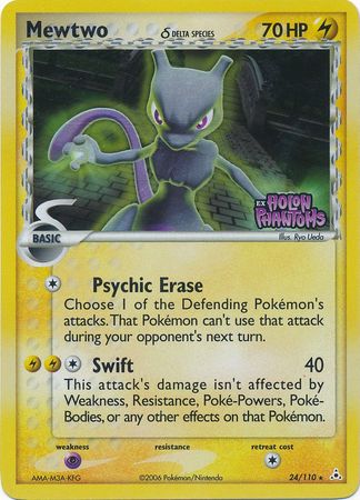 Pokemon | Mewtwo (24/110) (Delta Species) (Stamped) [EX: Holon Phantoms] | The Nerd Merchant