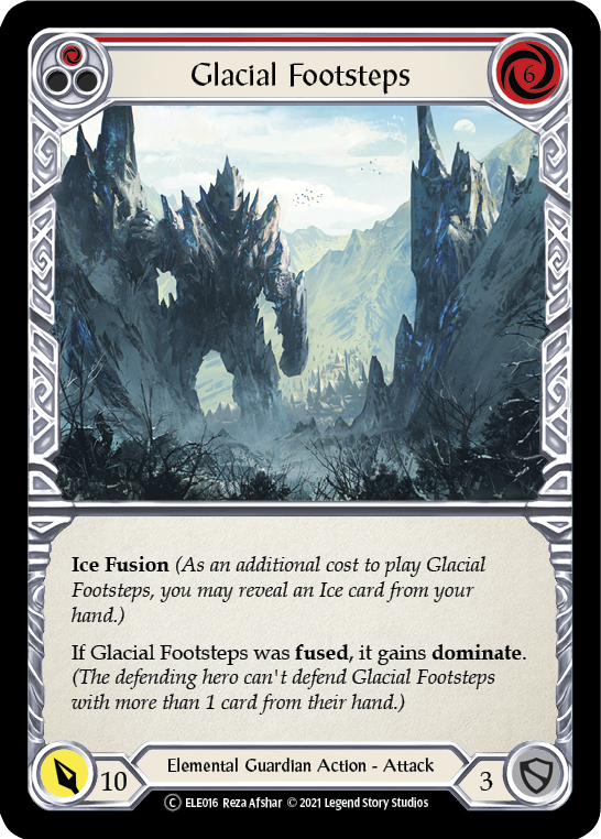 Flesh and Blood TCG | Glacial Footsteps (Red) [U-ELE016] (Tales of Aria Unlimited)  Unlimited Normal | The Nerd Merchant