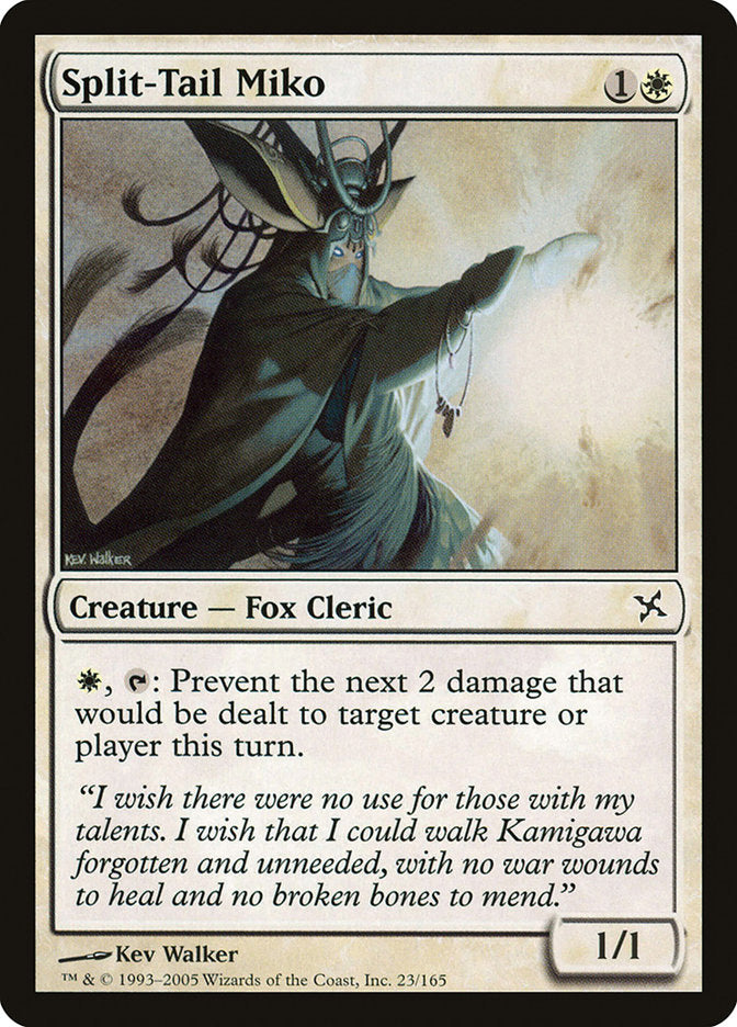 Magic | Split-Tail Miko [Betrayers of Kamigawa] | The Nerd Merchant