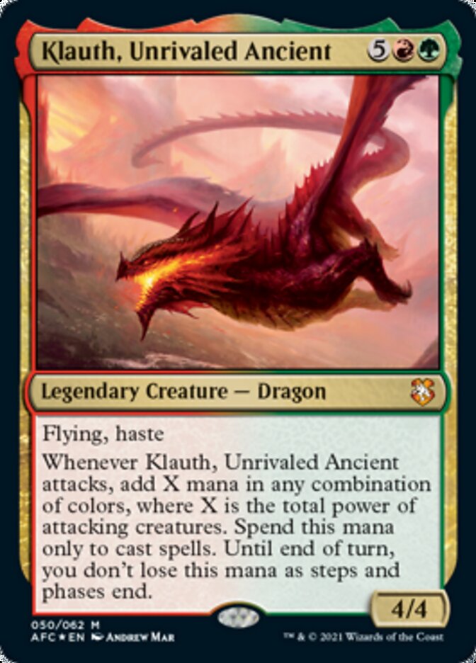 Magic | Klauth, Unrivaled Ancient [Dungeons & Dragons: Adventures in the Forgotten Realms Commander] | The Nerd Merchant