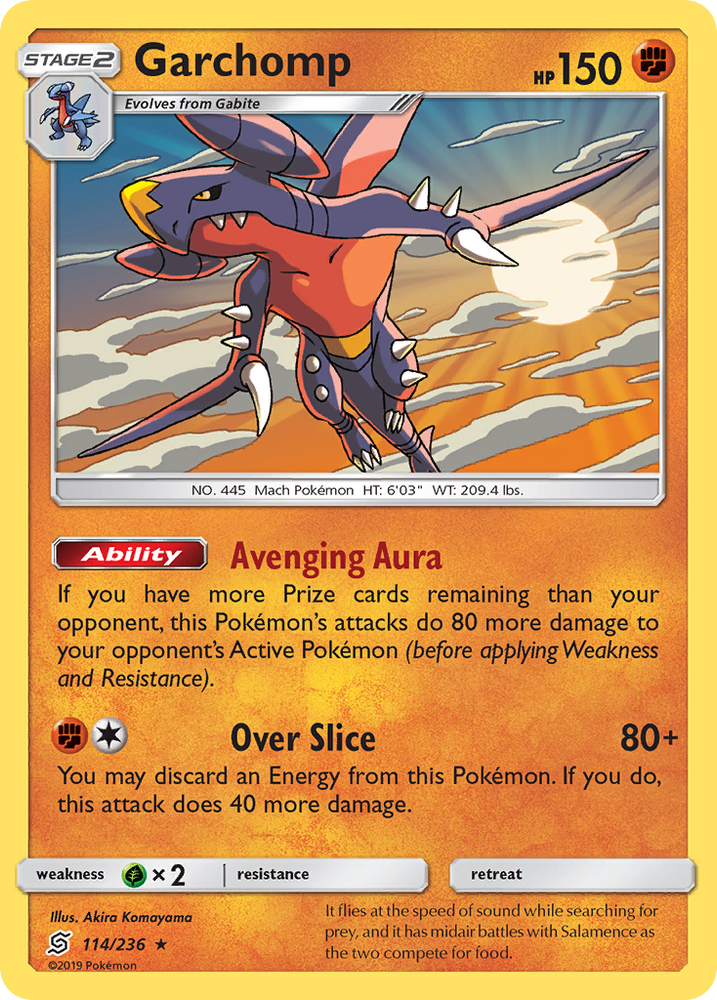 Pokemon | Garchomp (114/236) [Sun & Moon: Unified Minds] | The Nerd Merchant