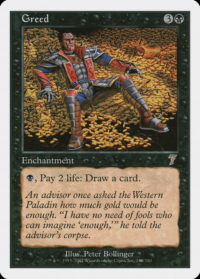 Magic | Greed [Seventh Edition] | The Nerd Merchant