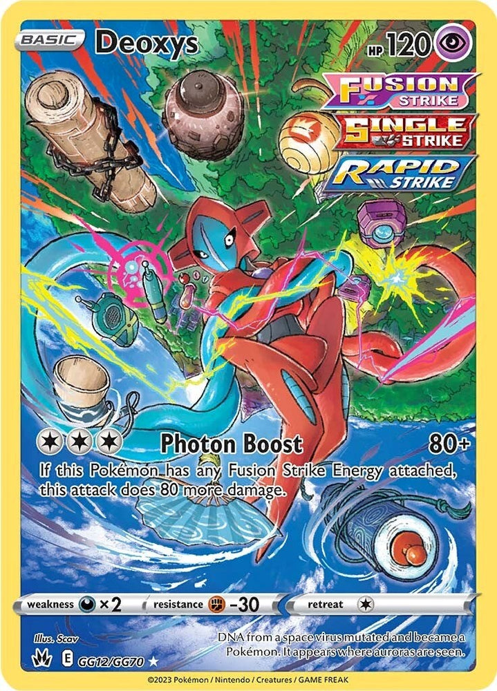 Pokemon | Deoxys (GG12/GG70) [Sword & Shield: Crown Zenith] | The Nerd Merchant