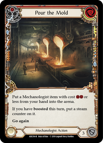 Flesh and Blood TCG | Pour the Mold (Red) [ARC014-R] (Arcane Rising)  1st Edition Normal | The Nerd Merchant