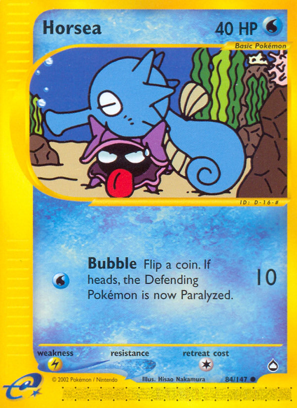 Pokemon | Horsea (84/147) [Aquapolis] | The Nerd Merchant