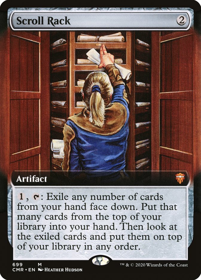 Magic | Scroll Rack (Extended Art) [Commander Legends] | The Nerd Merchant