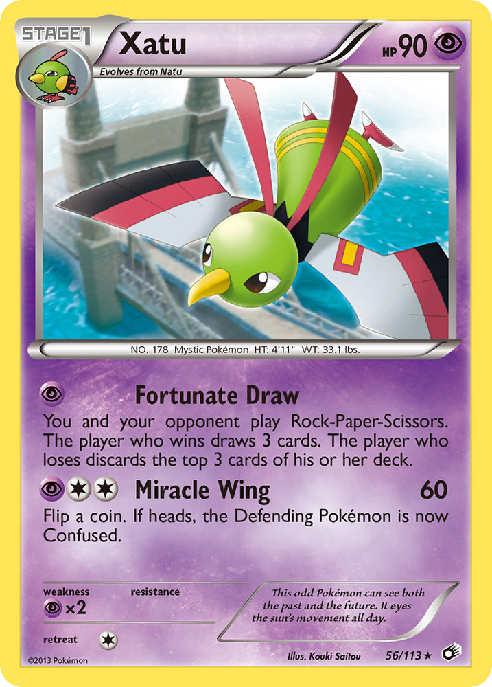 Pokemon | Xatu (56/113) [Black & White: Legendary Treasures] | The Nerd Merchant