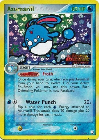 Pokemon | Azumarill (1/109) (Stamped) [EX: Team Rocket Returns] | The Nerd Merchant