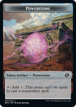 Magic | Powerstone // Bear Double-Sided Token [The Brothers' War Tokens] | The Nerd Merchant