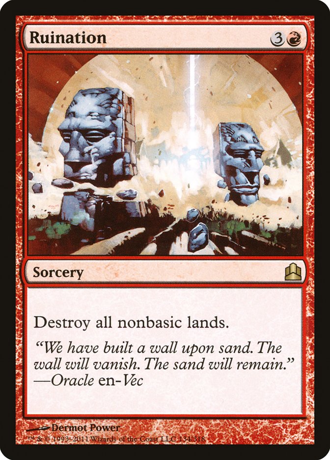 Magic | Ruination [Commander 2011] | The Nerd Merchant