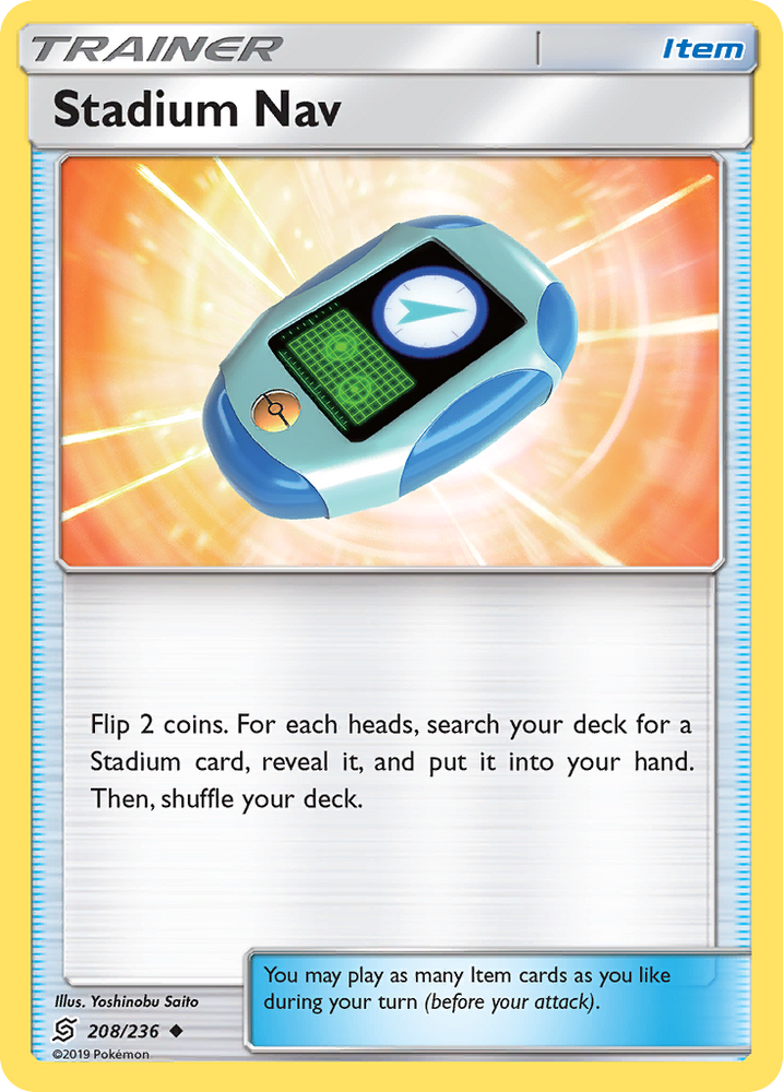 Pokemon | Stadium Nav (208/236) [Sun & Moon: Unified Minds] | The Nerd Merchant