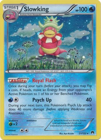 Pokemon | Slowking (21/122) (Cosmos Holo) [XY: BREAKpoint] | The Nerd Merchant