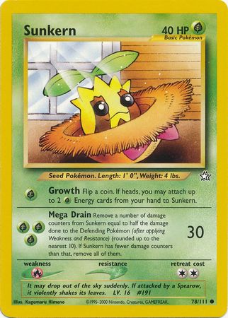 Pokemon | Sunkern (78/111) [Neo Genesis Unlimited] | The Nerd Merchant