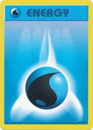 Pokemon | Water Energy (102/102) [Base Set Shadowless Unlimited] | The Nerd Merchant