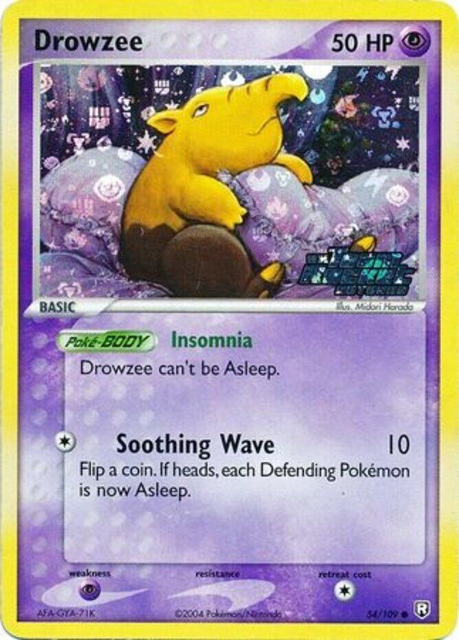 Pokemon | Drowzee (54/109) (Stamped) [EX: Team Rocket Returns] | The Nerd Merchant
