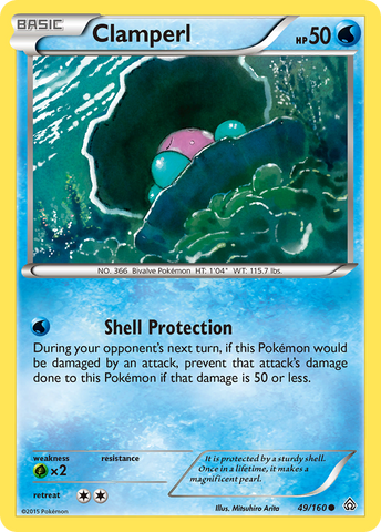 Pokemon | Clamperl (49/160) [XY: Primal Clash] | The Nerd Merchant