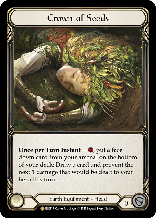 Flesh and Blood TCG | Crown of Seeds [ELE115] (Tales of Aria)  1st Edition Cold Foil | The Nerd Merchant