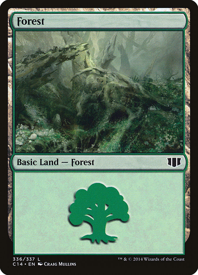 Magic | Forest (336) [Commander 2014] | The Nerd Merchant