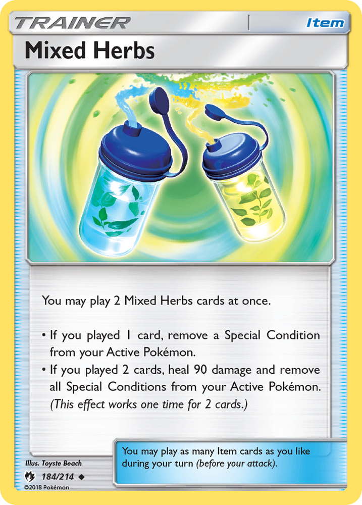 Pokemon | Mixed Herbs (184/214) [Sun & Moon: Lost Thunder] | The Nerd Merchant