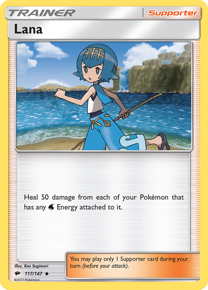 Pokemon | Lana (117/147) [Sun & Moon: Burning Shadows] | The Nerd Merchant