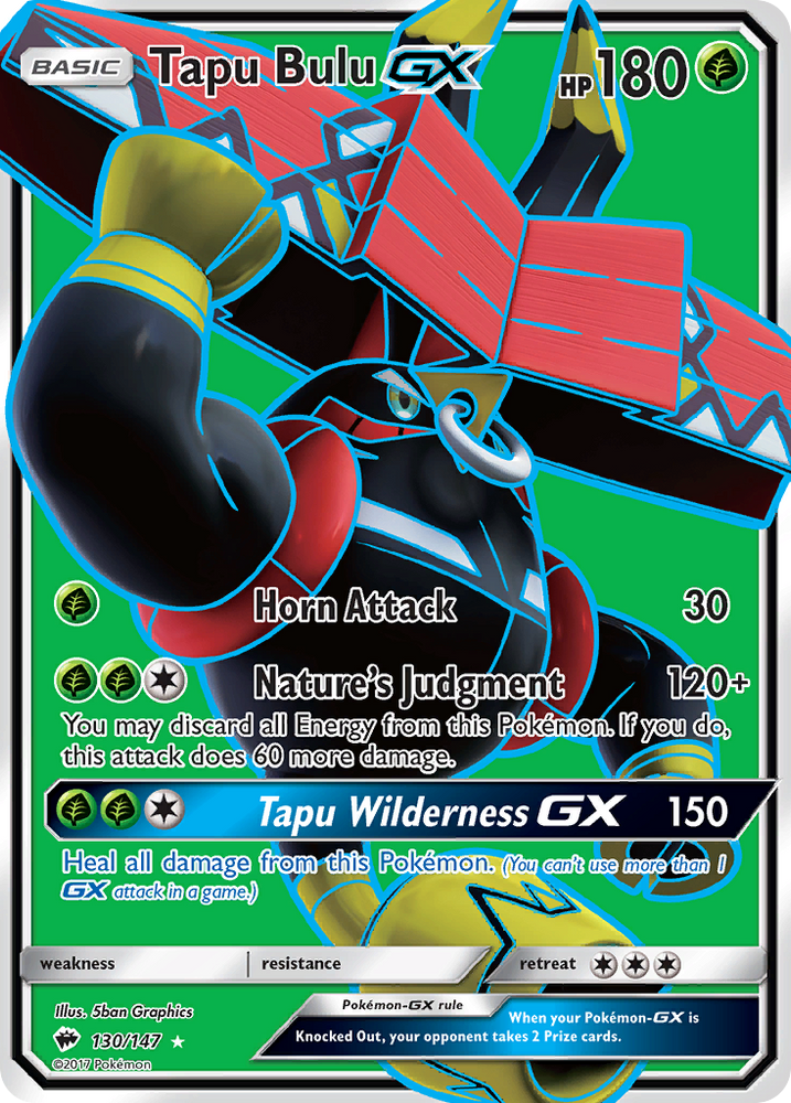 Pokemon | Tapu Bulu GX (130/147) [Sun & Moon: Burning Shadows] | The Nerd Merchant