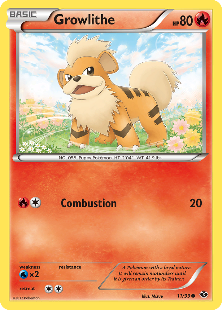 Pokemon | Growlithe (11/99) [Black & White: Next Destinies] | The Nerd Merchant