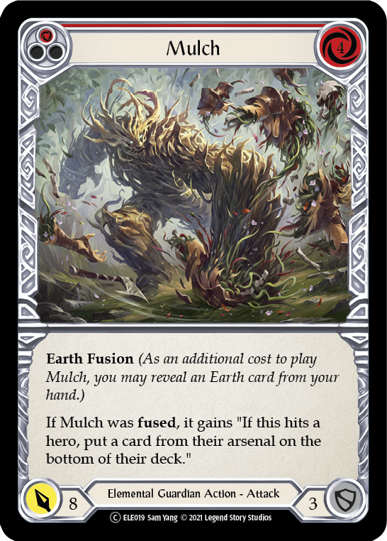 Flesh and Blood TCG | Mulch (Red) [U-ELE019] (Tales of Aria Unlimited)  Unlimited Rainbow Foil | The Nerd Merchant