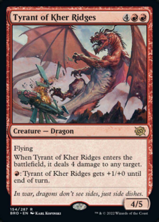 Magic | Tyrant of Kher Ridges [The Brothers' War] | The Nerd Merchant