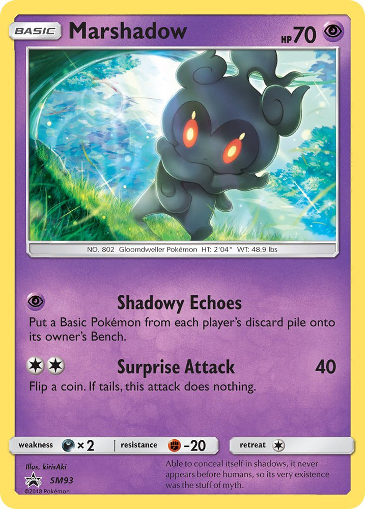 Pokemon | Marshadow (SM93) [Sun & Moon: Black Star Promos] | The Nerd Merchant