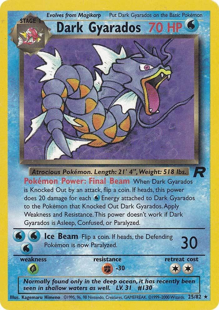 Pokemon | Dark Gyarados (25/82) [Team Rocket Unlimited] | The Nerd Merchant