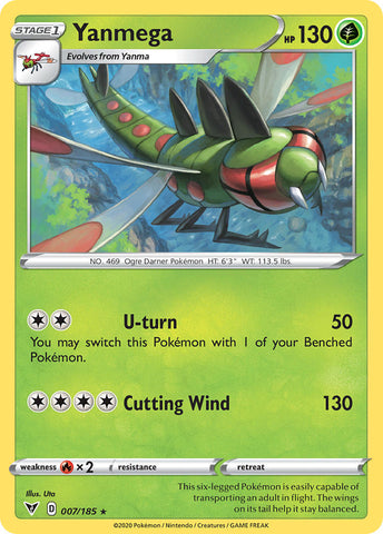 Pokemon | Yanmega (007/185) [Sword & Shield: Vivid Voltage] | The Nerd Merchant