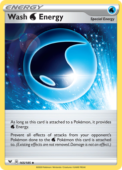 Pokemon | Wash Water Energy (165/185) [Sword & Shield: Vivid Voltage] | The Nerd Merchant