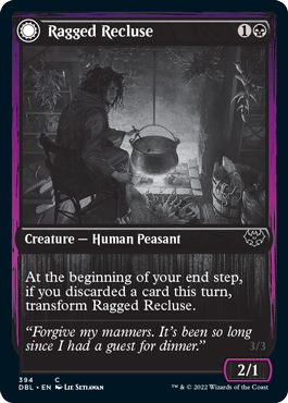 Magic | Ragged Recluse // Odious Witch [Innistrad: Double Feature] | The Nerd Merchant