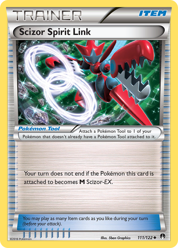 Pokemon | Scizor Spirit Link (111/122) [XY: BREAKpoint] | The Nerd Merchant