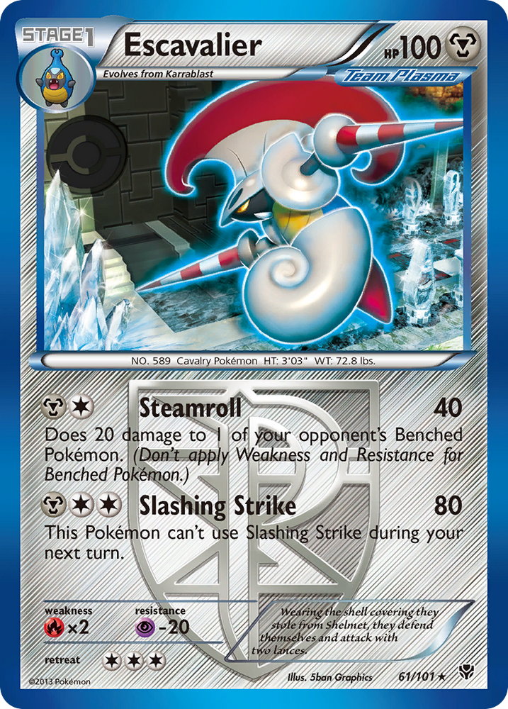 Pokemon | Escavalier (61/101) [Black & White: Plasma Blast] | The Nerd Merchant