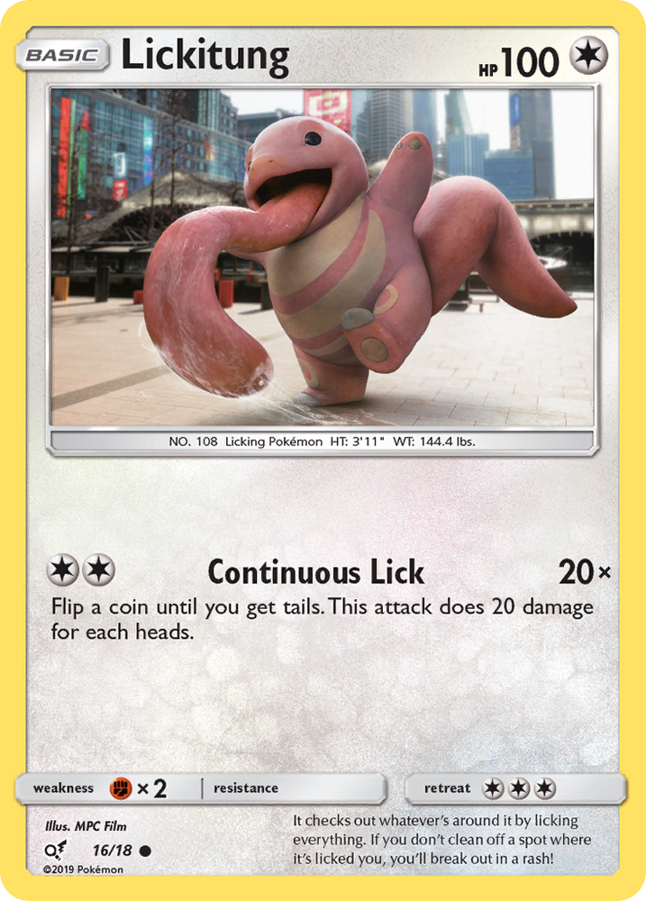 Pokemon | Lickitung (16/18) [Sun & Moon: Detective Pikachu] | The Nerd Merchant