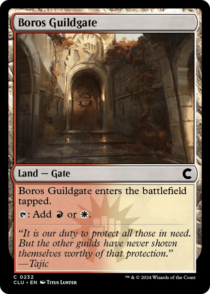 Magic | Boros Guildgate [Ravnica: Clue Edition] | The Nerd Merchant