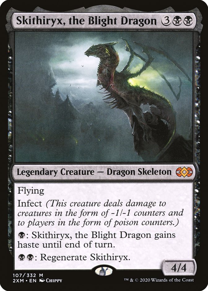 Magic | Skithiryx, the Blight Dragon [Double Masters] | The Nerd Merchant