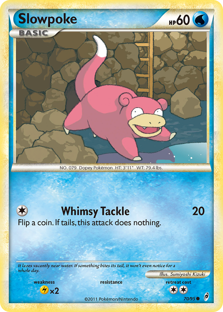 Pokemon | Slowpoke (70/95) [HeartGold & SoulSilver: Call of Legends] | The Nerd Merchant